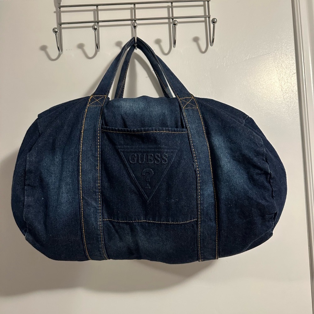 Guess Denim Duffle Bag